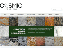 Tablet Screenshot of cosmicstone.com